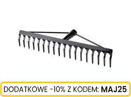 Grabie metalowe nieoprawione wzmacniane 18 zębów Schmith