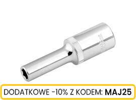 Nasadka sześciokątna długa 1/2" 15 mm [BZ], Rozmiar: 15  Schmith
