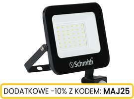 Naświetlacz LED 30W 3000lm czu. ruchu na podczerw Schmith