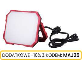 Naświetlacz LED 30W czerwony, 2x1F 230V Schmith