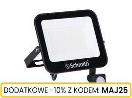 Naświetlacz LED 50W 5000lm czu. ruchu na podczerw Schmith