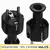 Wtyczka prosta 2p+Z 16A 250V Uni-Schuko czarna