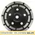Tarcza diamentowa do szlifowania DOUBLE 125 mm M14, Typ: DOUBLE Schmith