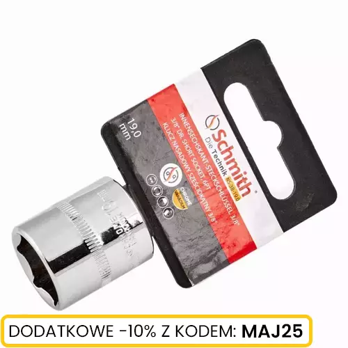 Klucz nasadowy sześciokątny 3/8" 10 mm