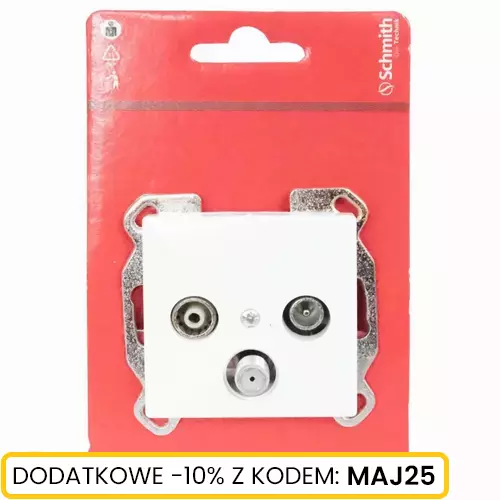 Gniazdo abonenckie RTV satelitarne 3dB Schmith