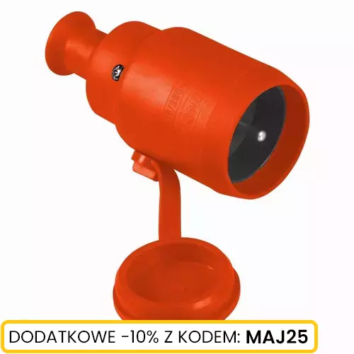 Gniazdo przenośne 2p+Z 16A 250V IP44 pomarańczowe Schmith