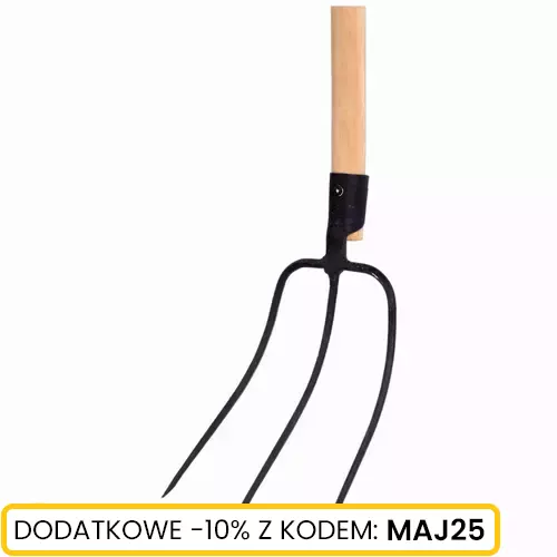 Widły gosp. 3-zębne z trzonkiem drewnianym 120 Schmith