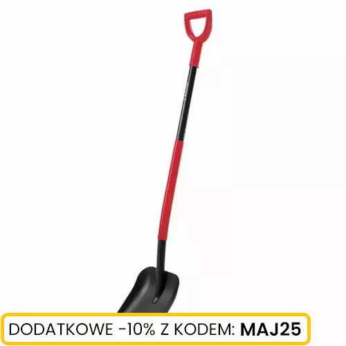 Łopata piaskowa metalowy trzonek