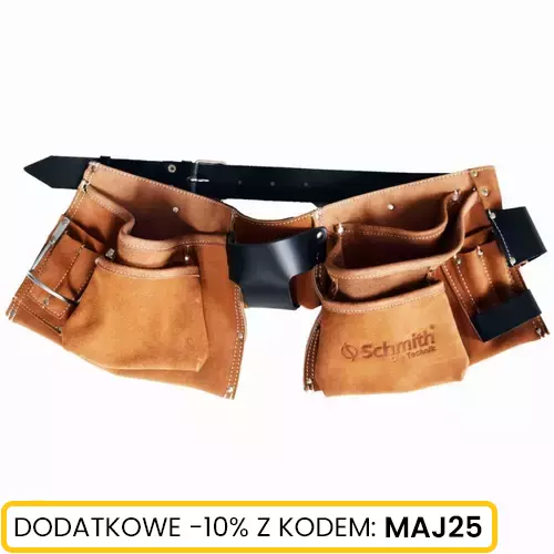 Pas dekarski skórzany