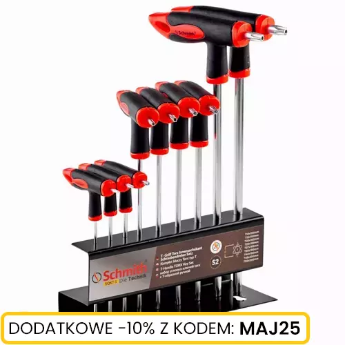 Komplet kluczy TORX TYP T 9szt