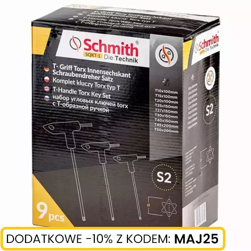 Komplet kluczy TORX TYP T 9szt Schmith