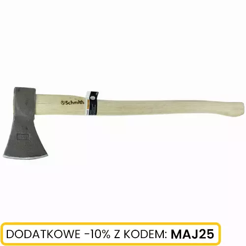 Siekiera z drewnianym trzonkiem 1600g