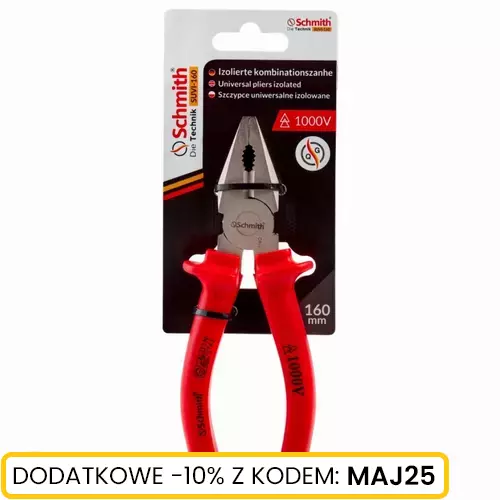 Szczypce uniwersalne izolowane 200 mm Schmith