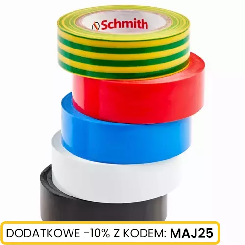 Taśma izolacyjna mix 10m – 5 szt Schmith