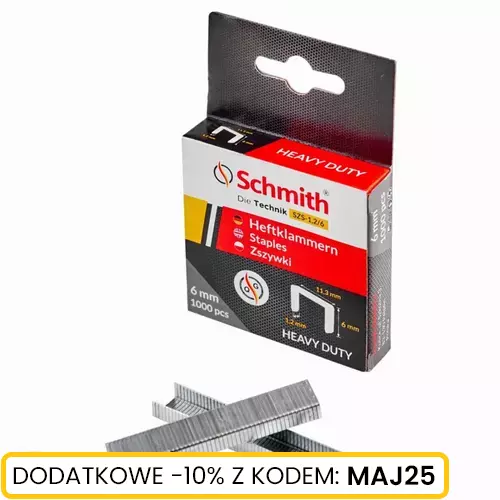 Zszywki 10 mm 1000 szt. Schmith