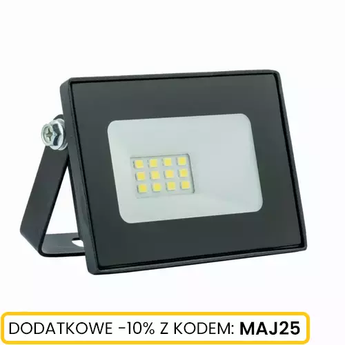 Naświetlacz LED 10W czarny