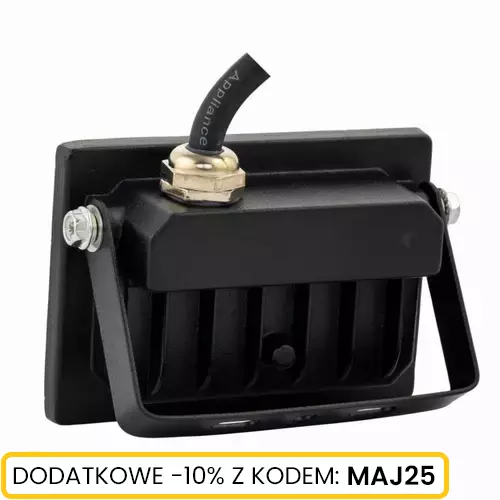 Naświetlacz LED 10W czarny Schmith