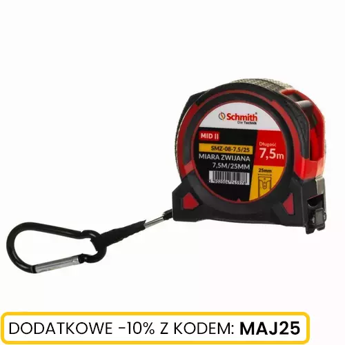 Miara zwijana 7,5m/25mm