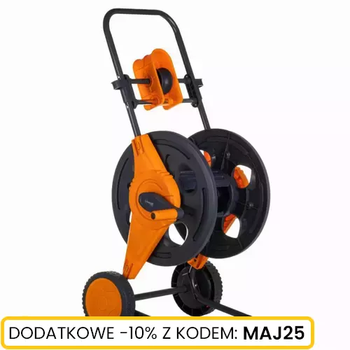 Wózek na wąż z kółkami i prowadnicą PREMIUM Schmith