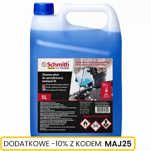 Zimowy płyn do spry -21 5L x 108 szt= paleta (met)
