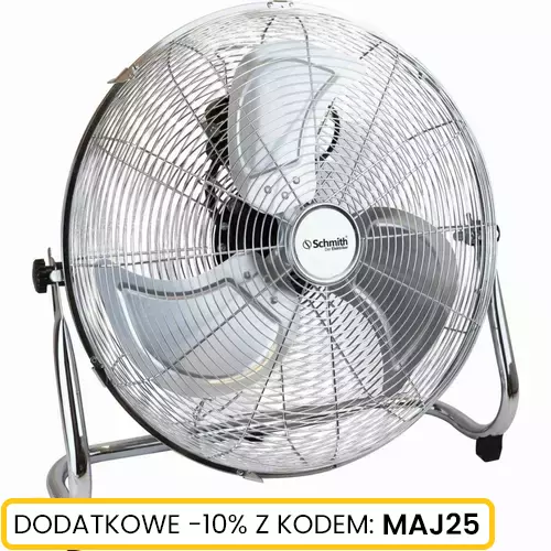 Cyrkulator podłogowy 100W - chrom
