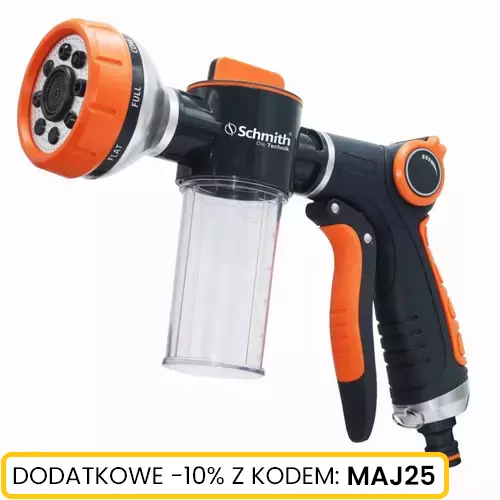 Pistolet zraszający 8 funkcji z dozownikiem