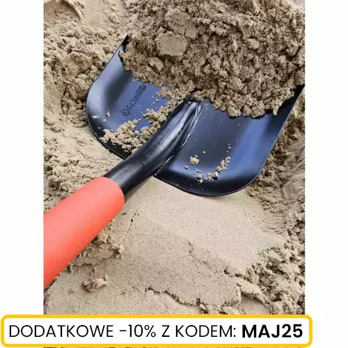 Łopata piaskowa metalowy trzonek marki Schmith