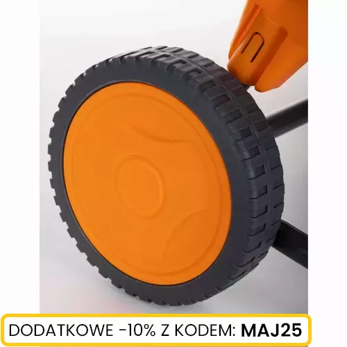 Wózek na wąż z kółkami i prowadnicą PREMIUM marki Schmith SGWO-03 3