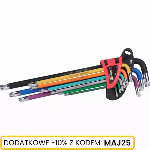 Zestaw kluczy długich TORX 9szt