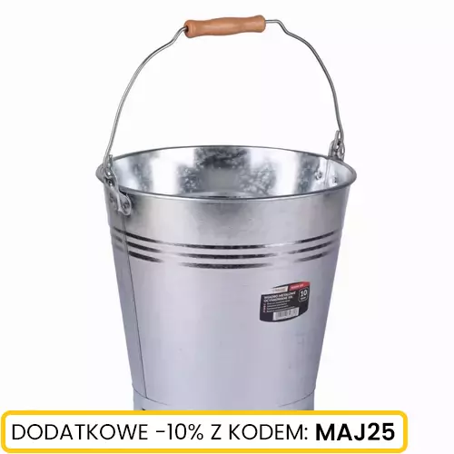 Wiadro metalowe ocynkowane 10l Schmith