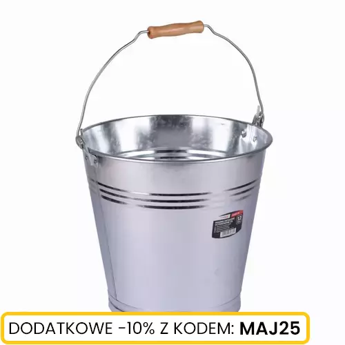 Wiadro metalowe ocynkowane 12l Schmith