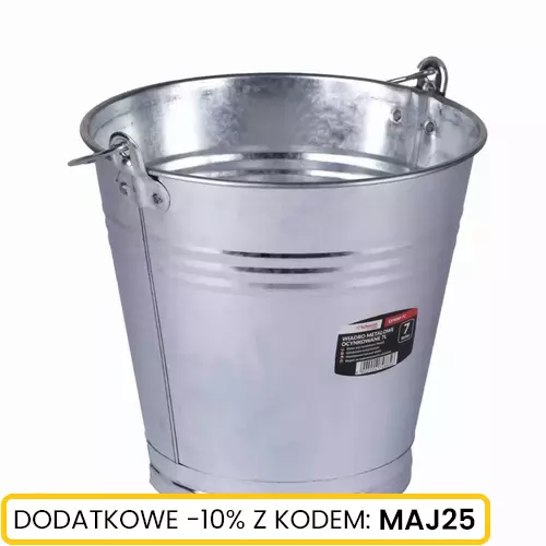 Wiadro metalowe ocynkowane 7l