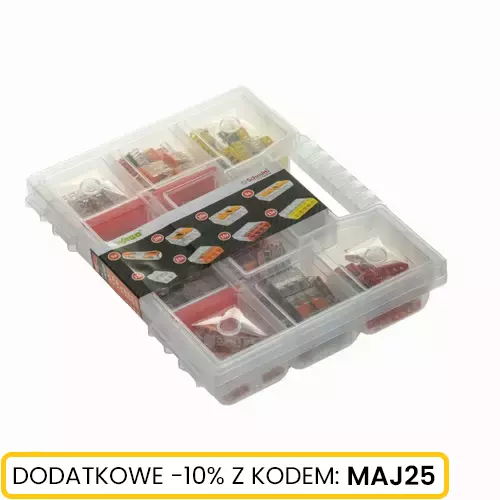 Zestaw złączek Wago zestaw 130 szt Schmith