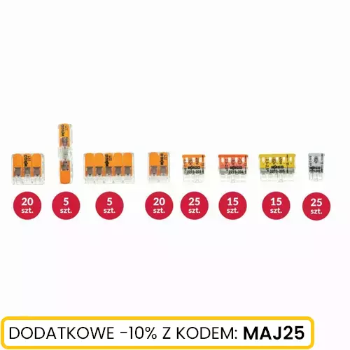 Zestaw złączek Wago zestaw 130 szt marki Schmith SWAGO-03