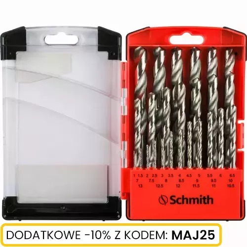 Zestaw wierteł do metalu HSS 25 szt