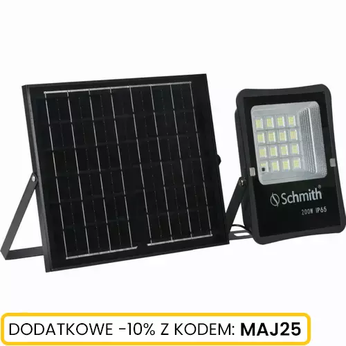 Lampa LED z panelem solarnym 200W marki Schmith SLS-02 4