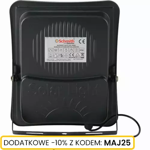 Lampa LED z panelem solarnym 200W marki Schmith SLS-02 2