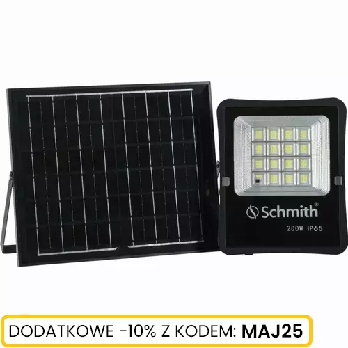 Lampa LED z panelem solarnym 200W marki Schmith SLS-02 6
