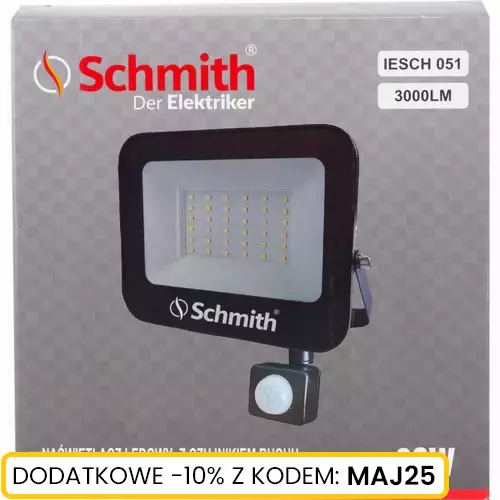 Naświetlacz LED 30W 3000lm czu. ruchu na podczerw marki Schmith IESCH 051 1