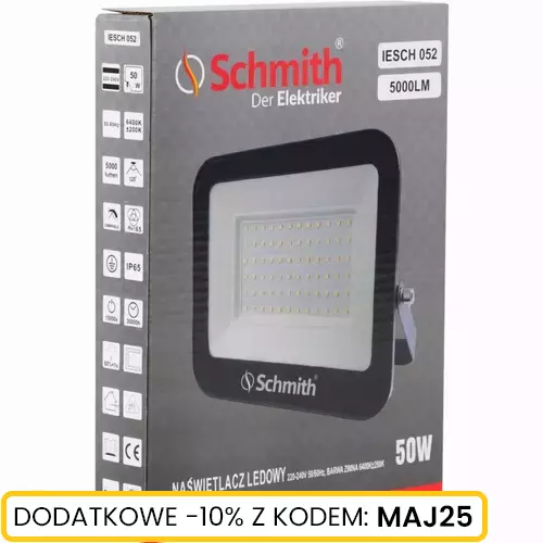 Naświetlacz LED 50W 5000lm marki Schmith IESCH 052 2