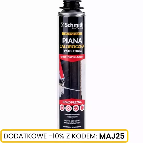 Piana montażowa całoroczna pistoletowa