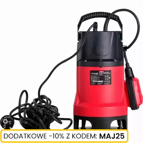 Pompa zanurzeniowa do wody czystej/brudnej 1100 W marki Schmith SPZDW-02 1
