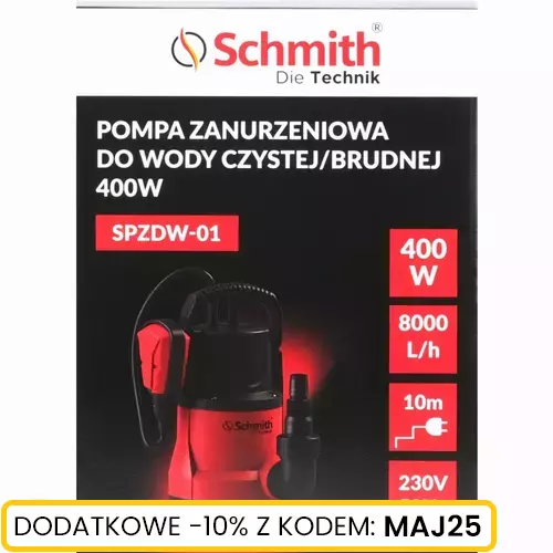 Pompa zanurzeniowa do wody czystej/brudnej 400 W Schmith