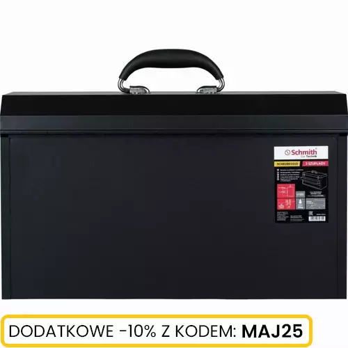 Skrzynka narzędziowa z 3 szufladami Schmith