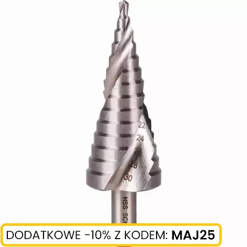 Wiertło choinkowe spiralne 4-30mm