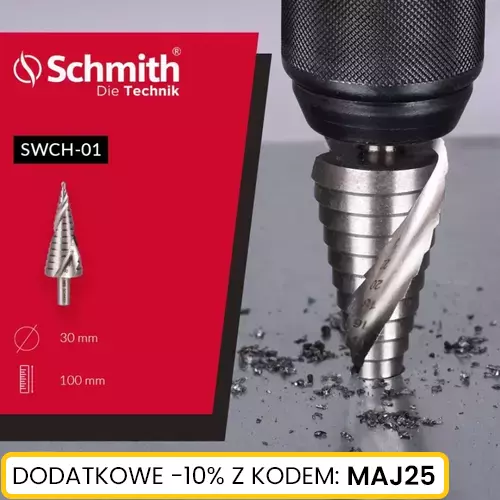 Wiertło choinkowe spiralne 4-30mm marki Schmith SWCH-01