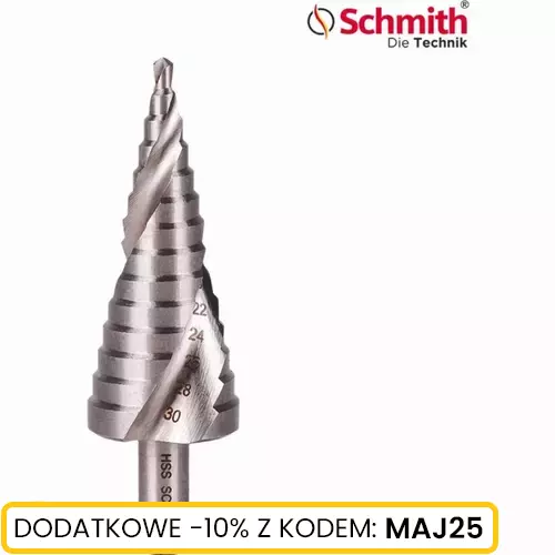 Wiertło choinkowe spiralne 4-30mm Schmith