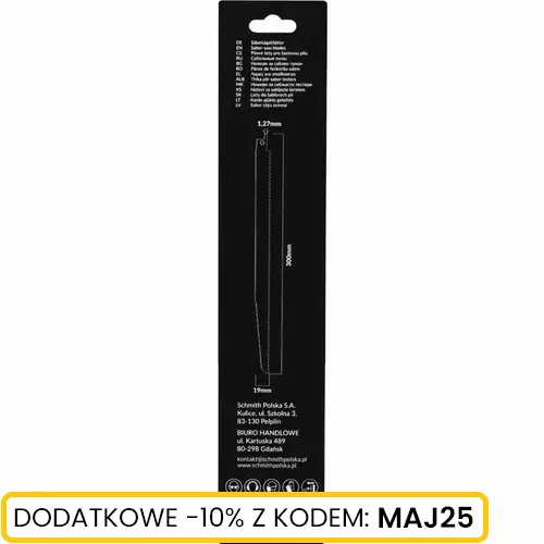 Brzeszczoty do piły szablastej BIM D6A+M42 300mm 2 Schmith