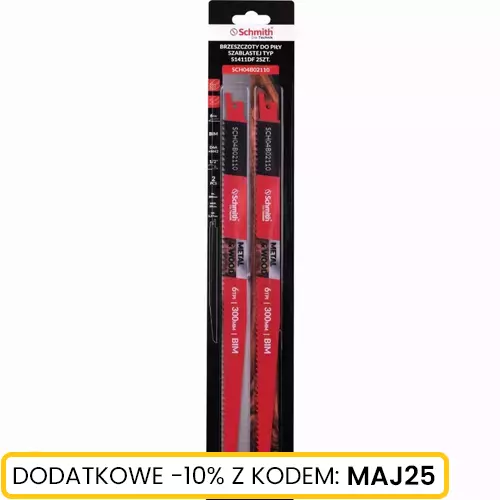 Brzeszczoty do piły szablastej BIM D6A+M42 300mm 2 marki Schmith