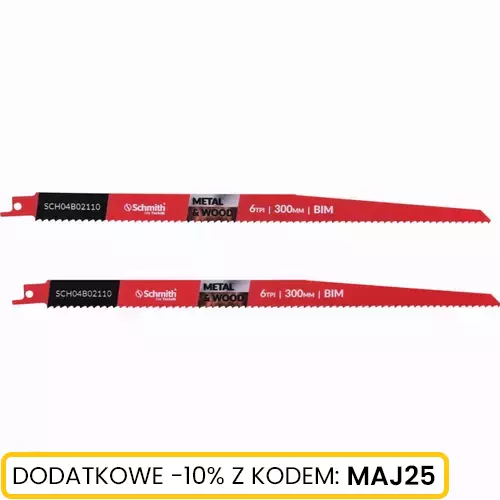 Brzeszczoty do piły szablastej BIM D6A+M42 300mm 2